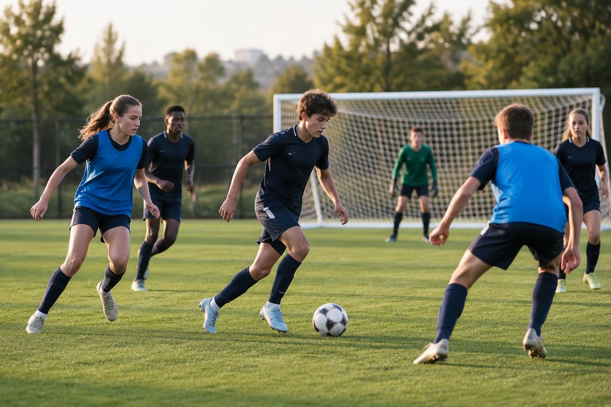 Academy players developing through a small-sided match